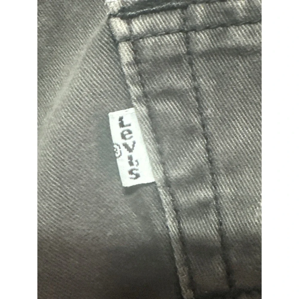 Levi Strauss 559 Jeans Mens 36x30 Dark Gray Relaxed Fit Straight Leg Denim